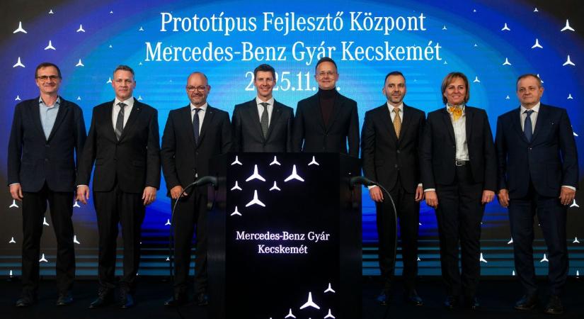 A Mercedes-gyár Kecskeméten hozza létre első magyarországi kutatás-fejlesztési központját – fotók