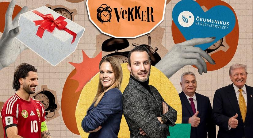 A csütörtök reggel sem marad VEKKER nélkül – Újra itt a MANDINER műsora GYÜRKY ENIKŐVEL és SZABÓ ANDRÁS CSUTIVAL