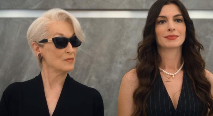 Az ördög Pradát visel 2. előzetesében Meryl Streep és Anne Hathaway egy liftbe szállnak