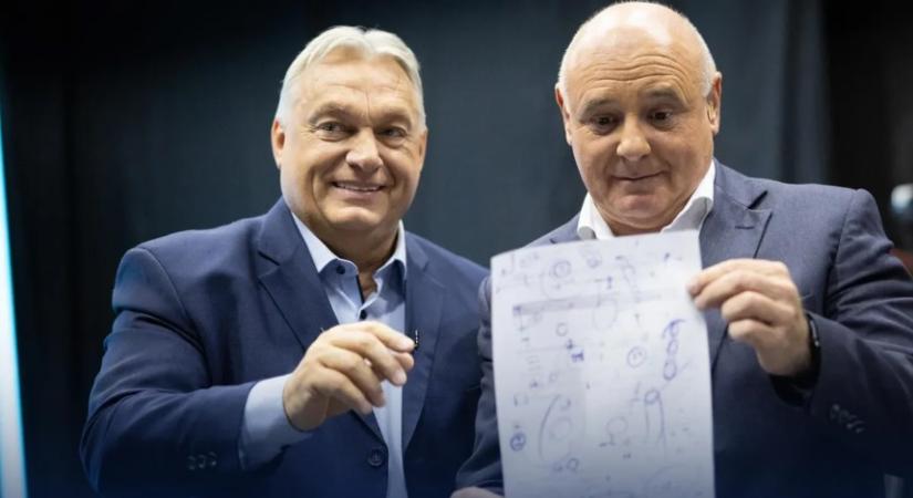 Orbán Viktor elárulta: ezért rajzolgat furcsa ábrákat interjú közben