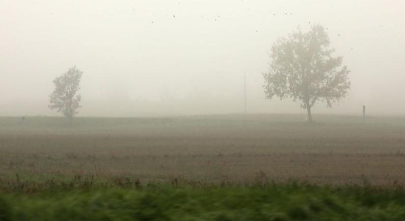 Csütörtökön folytatódik a borult, ködös, párás idő