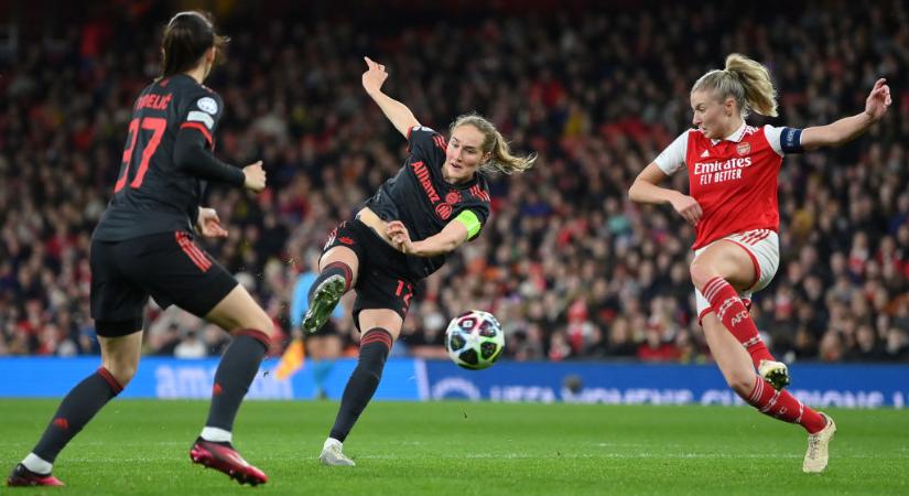 Női BL: a Bayern München kétgólos hátrányból verte a címvédő Arsenalt – KÖRKÉP