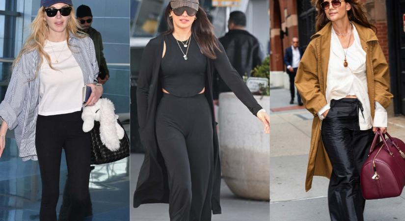 Stílusosan a reptéren? Ezek a hírességek megmutatják, hogyan lehet kényelmesen mégis elegánsan utazni