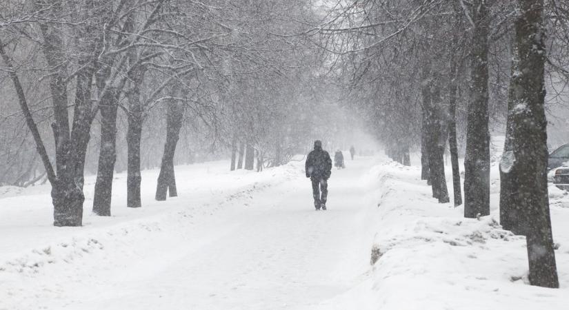 Mámorító hóesés Szilvia napján