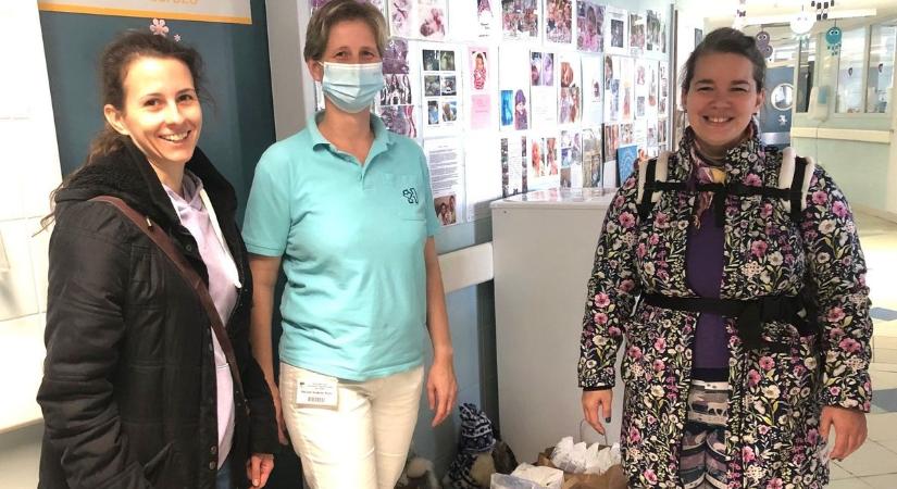 Adományt kapott a Szent Borbála Kórház koraszülött részlege