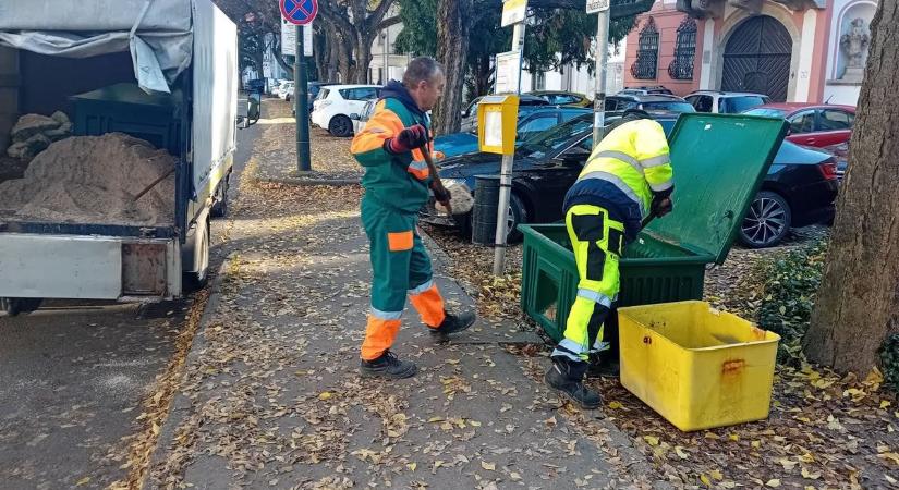 Készül a télre a városgondozás