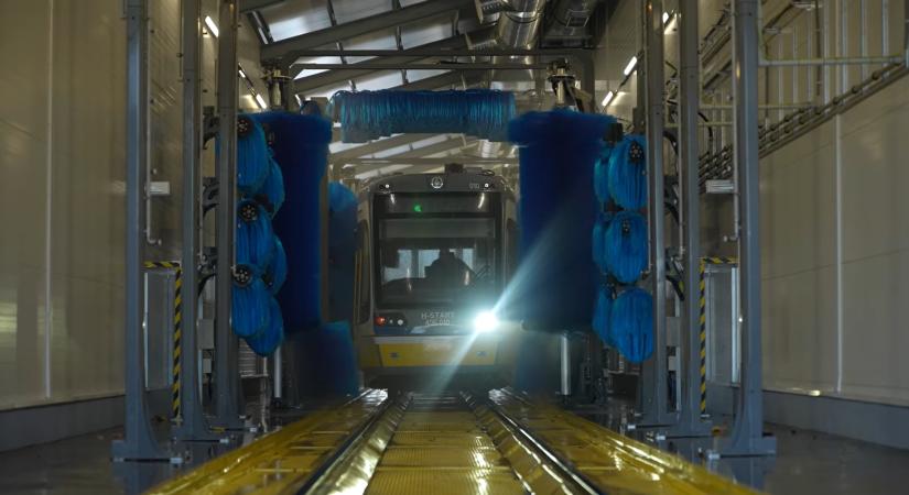 Villámgyors és környezetbarát járműtisztítás Szegeden - Elkezdődött a próbaüzem a MÁV új mosócsarnokában