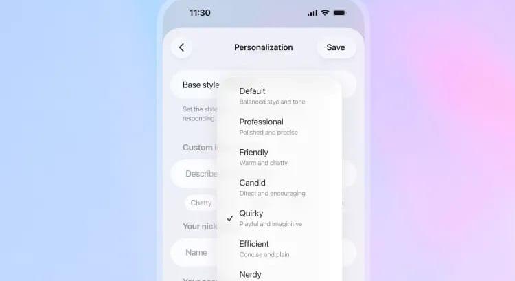 Frissült a ChatGPT, már a hangnemét is ön választhatja meg