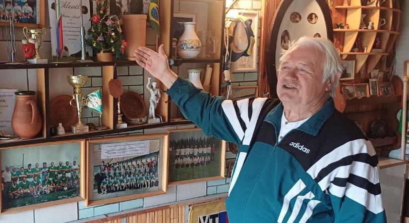 Többször műtötték a térdét, de gyógyszert sohasem szedett a Rákóczi egykori focistája