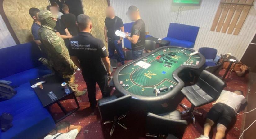 Odesszában felszámoltak egy illegális pókerklubot