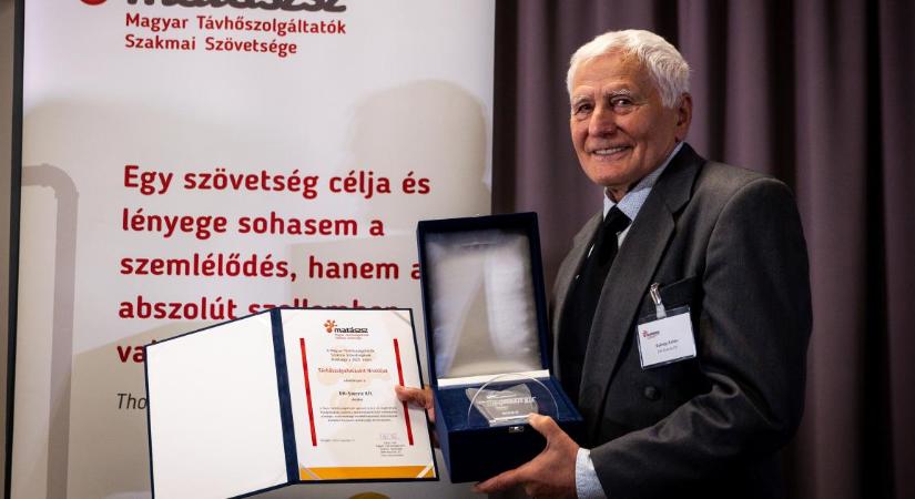 A DH-Szerviz Kft. nyerte el a 2025-ös Távhőszolgáltatásért Nívódíjat