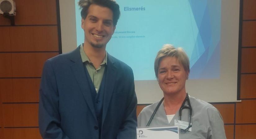 Több évtizedes kórházi munkásságát ismerték el