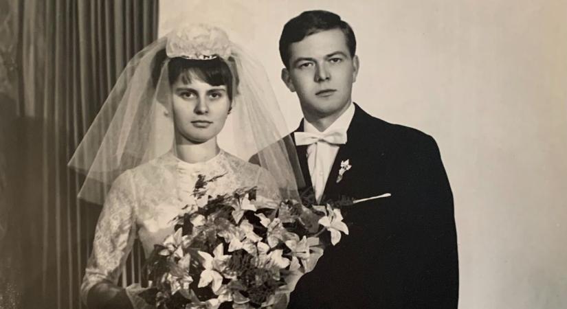 Gyémántlakodalmát ünnepli az egri házaspár, gyermekeik köszöntik őket