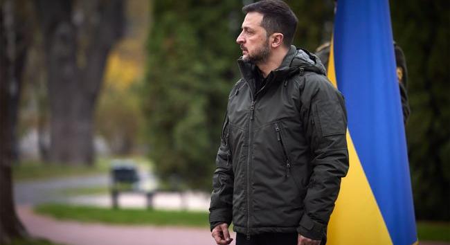 Zelenszkij a frontra látogatott Zaporizzsja megyében