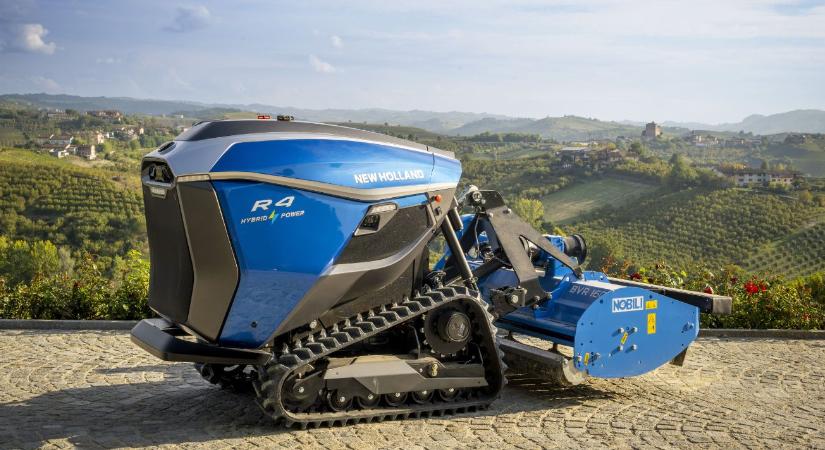 Robotok a szőlőben és a gyümölcsösben: a New Holland bemutatta az R4-et
