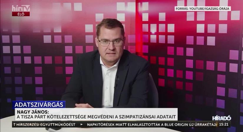 A Tisza Párt kötelezettsége lett volna, hogy biztonságban legyenek az adatok, de ezzel ők nem törődtek  videó