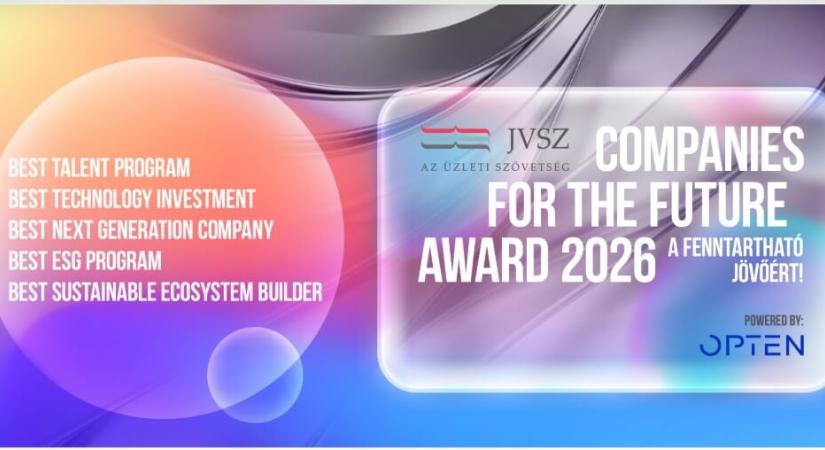 COMPANIES FOR THE FUTURE AWARD 2026