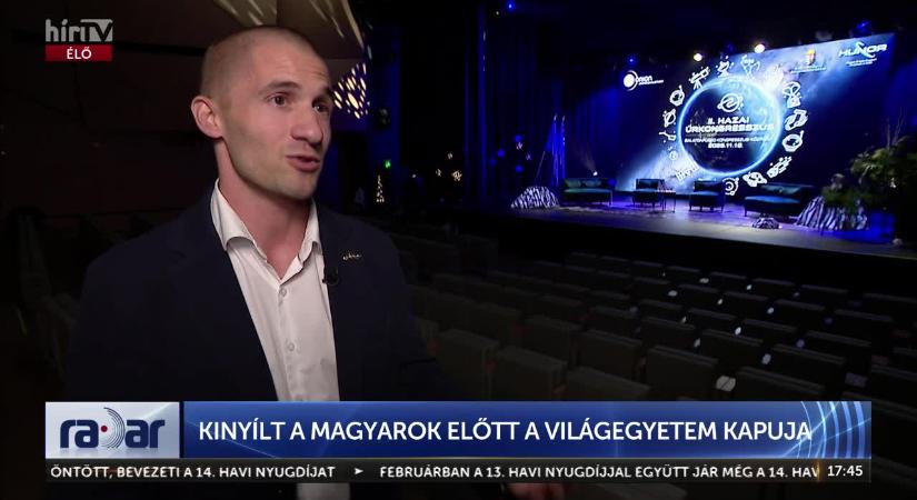 Balatonfüreden most tényleg megnyílt a kapu az űr felé  videó