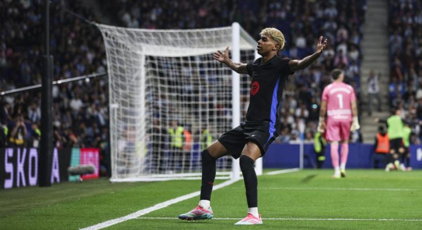 Lamine Yamal felsősarkos bombagólja Puskás-díjat érhet