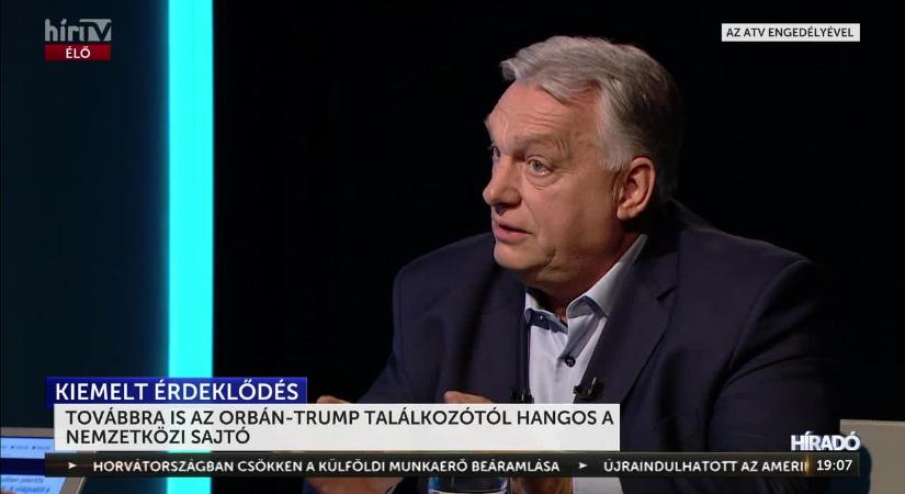Továbbra is foglalkoztatja a nemzetközi sajtót az Orbán–Trump találkozó  videó