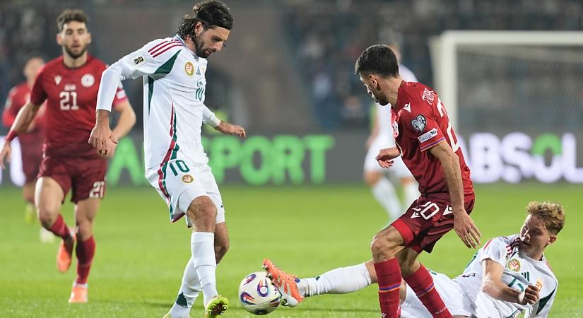 Legyőzte az örményeket, ezzel nagy lépést tett a vb-pótselejtező felé a magyar válogatott