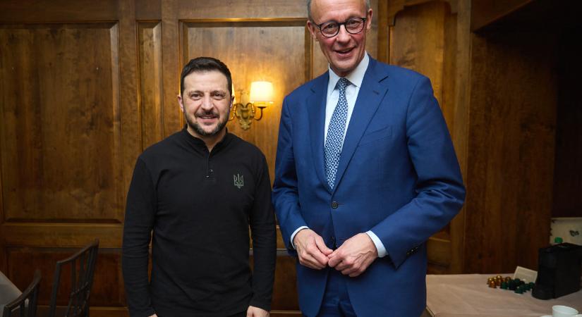 Friedrich Merz arra kérte Volodimir Zelenszkijt, hogy tartsa Ukrajnában a fiatal férfiakat és kezelje a korrupciót
