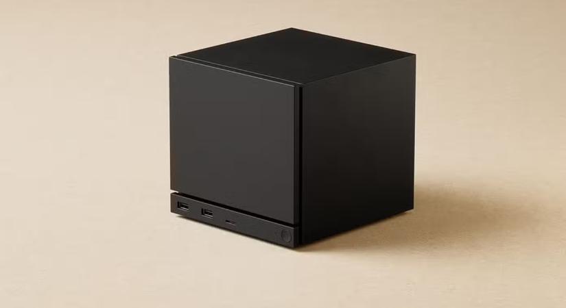 A Valve bemutatta az új Steam Machine-t, apró fekete kocka hatalmas erővel, de csak jövőre