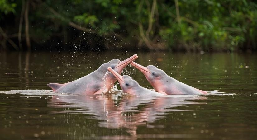 Pezsgőfürdőkké váltak az amazóniai tavak: veszélyeztetett delfinek pusztulnak el a forró vízben