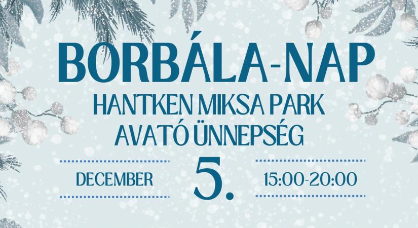 Borbála-nap és parkavatás Dorogon