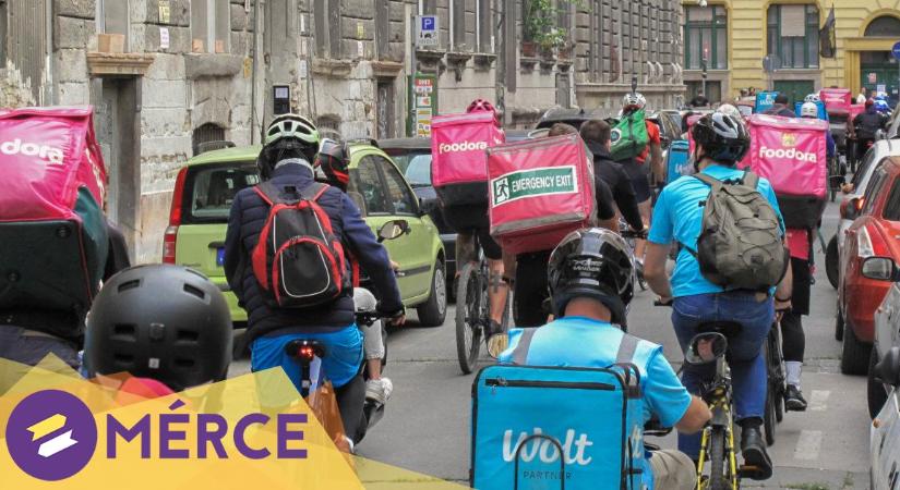 Magyarország volt a „labor”, de a módszer egyre terjed – tüntetnek a futárok a lerontott munkakörülmények ellen