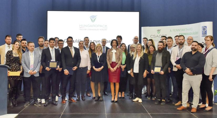 A Hungaropack Magyar Csomagolási Verseny 2025. évi díjazottjai