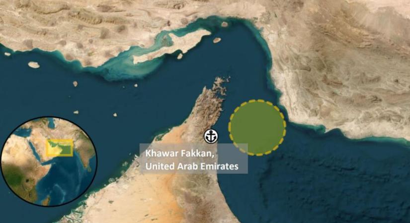 Iráni vizek felé kényszerítettek egy olajszállítót az Ománi-öbölben
