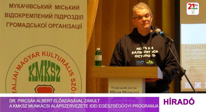 Dr. Pircsák Albert előadásával zárult a KMKSZ Munkácsi Alapszervezete idei egészségügyi programja (videó)