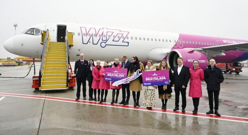 A Wizz Air megnyitotta bázisát a pozsonyi repülőtéren