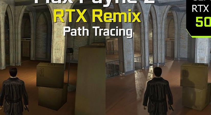 Videó mutatja meg mennyivel hátborzongatóbb lesz a Max Payne 2 a sugárkövetéstől