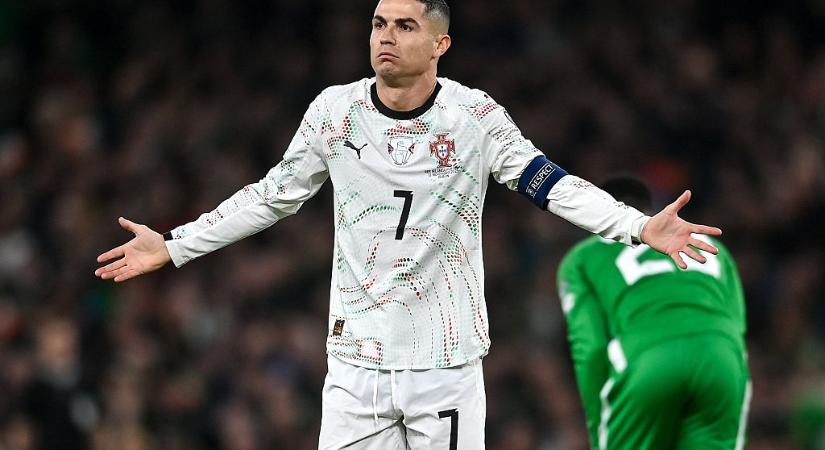 Vb 2026: a portugálok kapitánya szerint túl szigorú volt Cristiano Ronaldo kiállítása