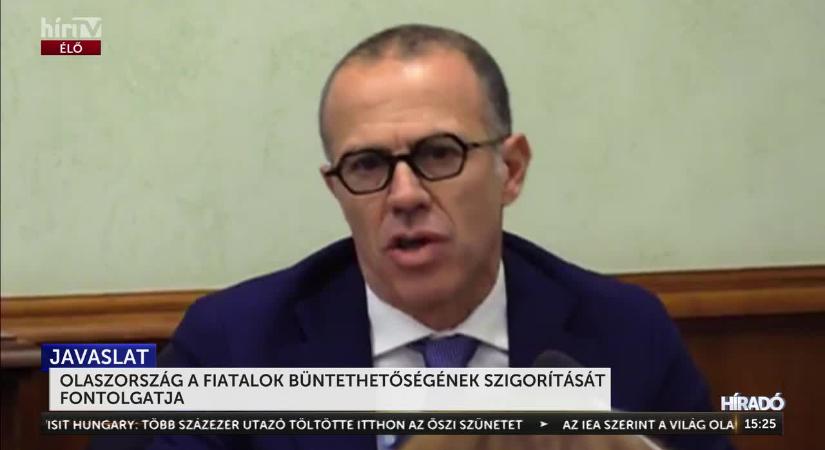 Olaszország a fiatalok bűntethetőségének a szigorítását fontolgotja  videó