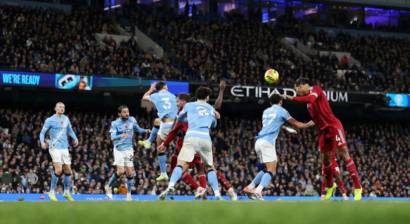 Sokk: szabályos volt Van Dijk „egyenlítő” gólja a City ellen