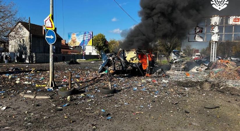 Drónokkal és rakétákkal támadták Kijevet, Csornomorszkban a piacot támadták, nyolc ember meghalt