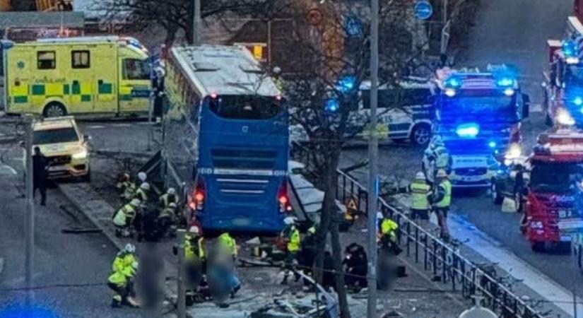 Borzalmas tragédia Stockholmban – videó