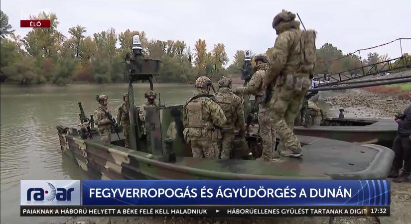 Iron Cat 2025: Dróntámadásokat és tűzharcot szimulált a magyar és szerb haderő a Dunán  videó