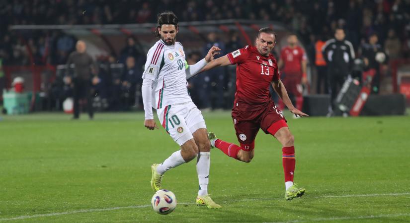 A számok nem hazudnak, Szoboszlai volt a legjobb Örményországban