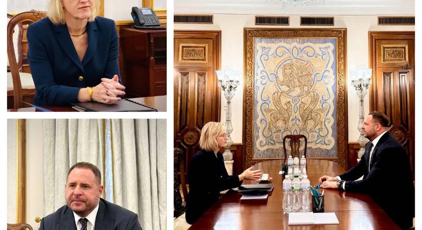 Jermak a korrupcióról tárgyalt az USA ideiglenes kijevi ügyvivőjével, hogy a Mindics-ügy ne destabilizálja a helyzetet