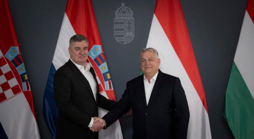 Orbán Viktor Horvátország elnökével tárgyalt
