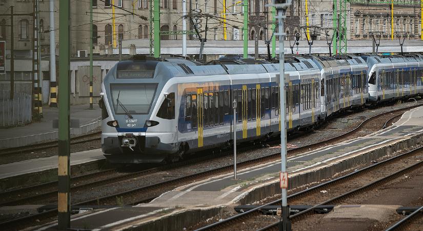 Ittas vasutas miatt állt le a közlekedés a gödi vonalon