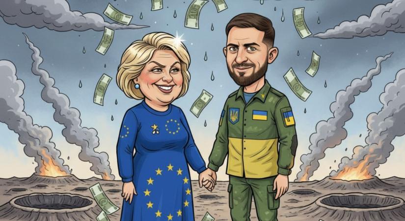 Viperafészek Brüsszelben: Von der Leyen nem bünteti, hanem jutalmazza Zelenszkij korrupcióját