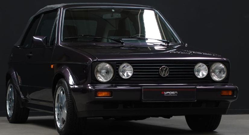 Időkapszula: szinte új elsőgenerációs Golf kabrió vár új gazdára