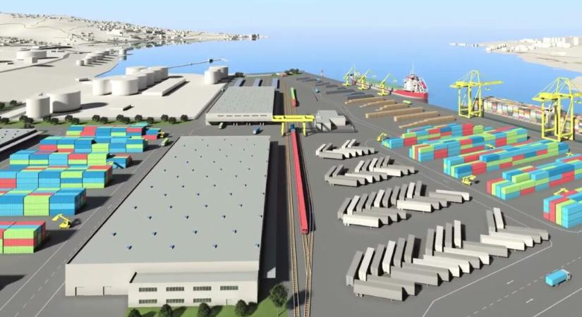 Jól halad Magyarország tengeri kikötőjének építése