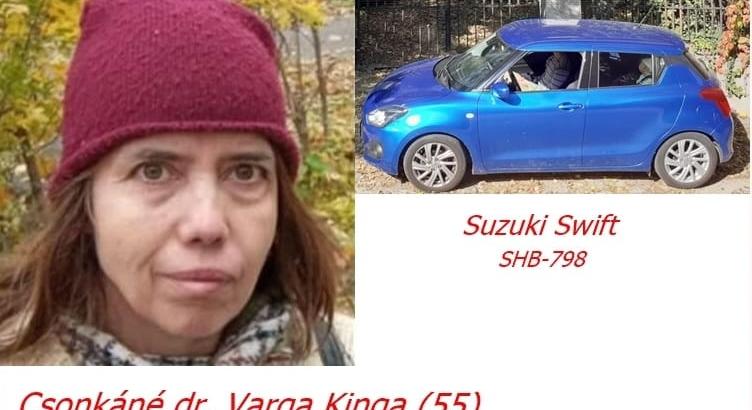 Eltűnt egy 55 éves nő Budakeszin