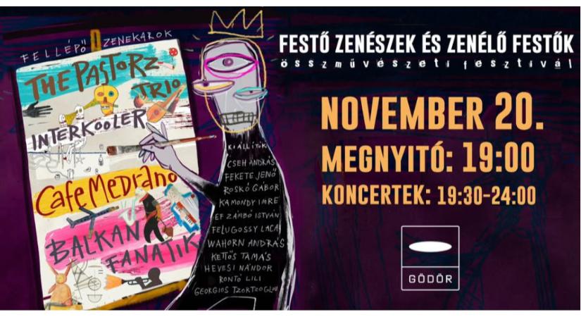 Festő zenészek és zenélő festők – összművészeti kisfesztivál a Gödörben